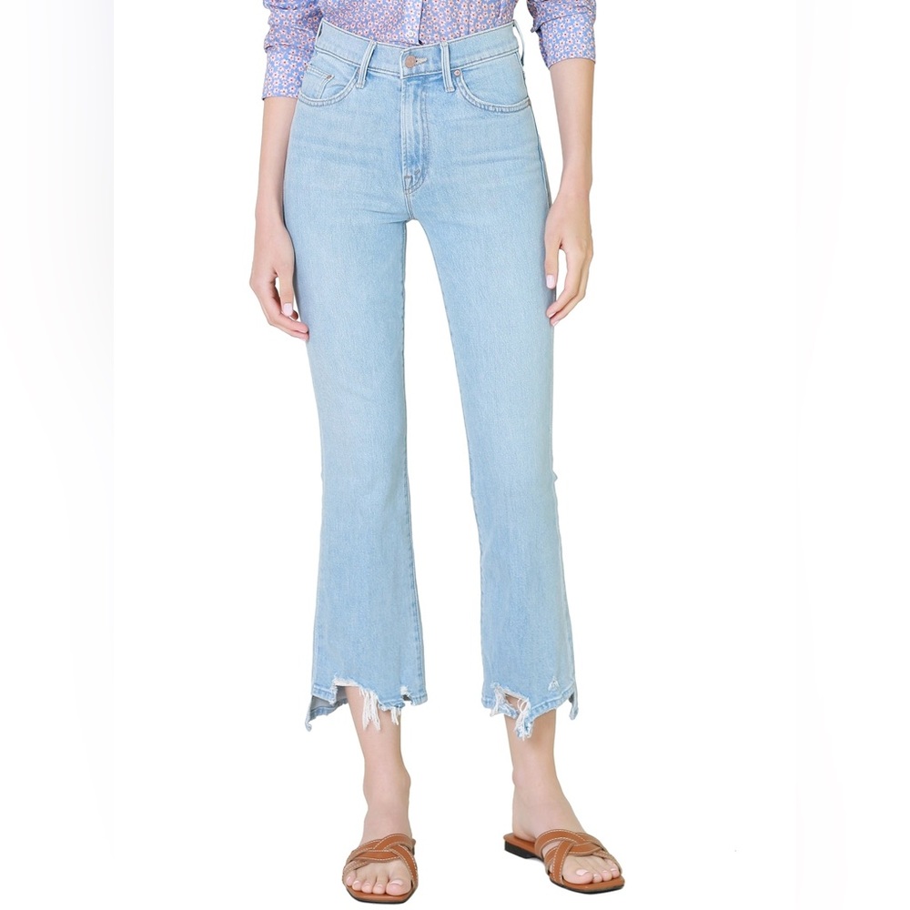 Mother Denim jeans Insider Crop Step Chew Mentally Elsewhere 27 28 run small